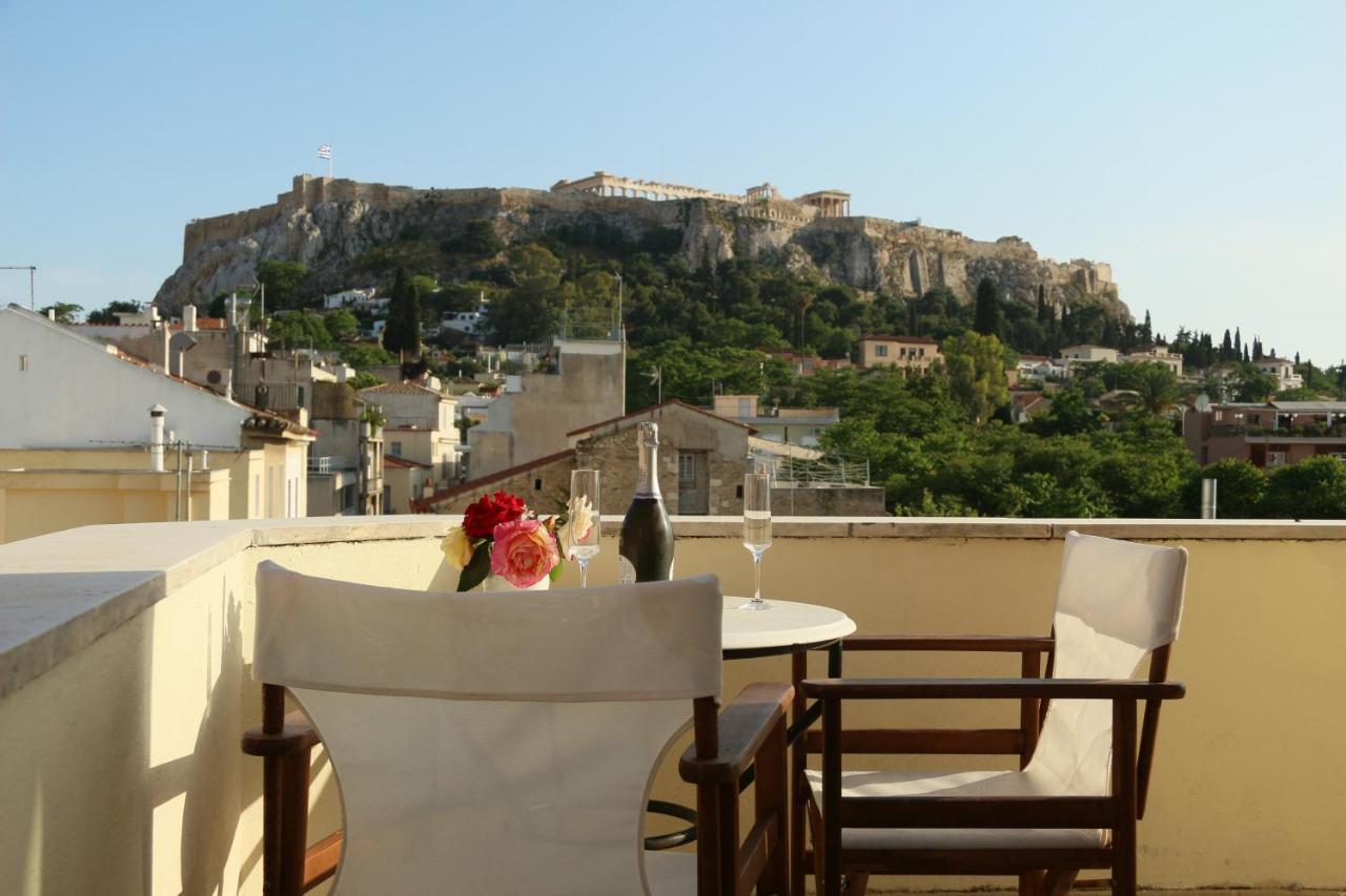 Prestige Penthouse - Breathtaking Parthenon Views In Plaka Lägenhet Aten Exteriör bild