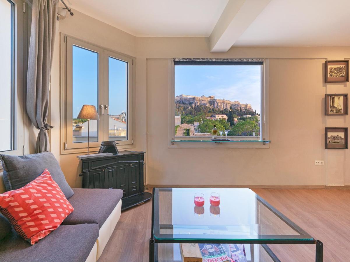 Prestige Penthouse - Breathtaking Parthenon Views In Plaka Lägenhet Aten Exteriör bild