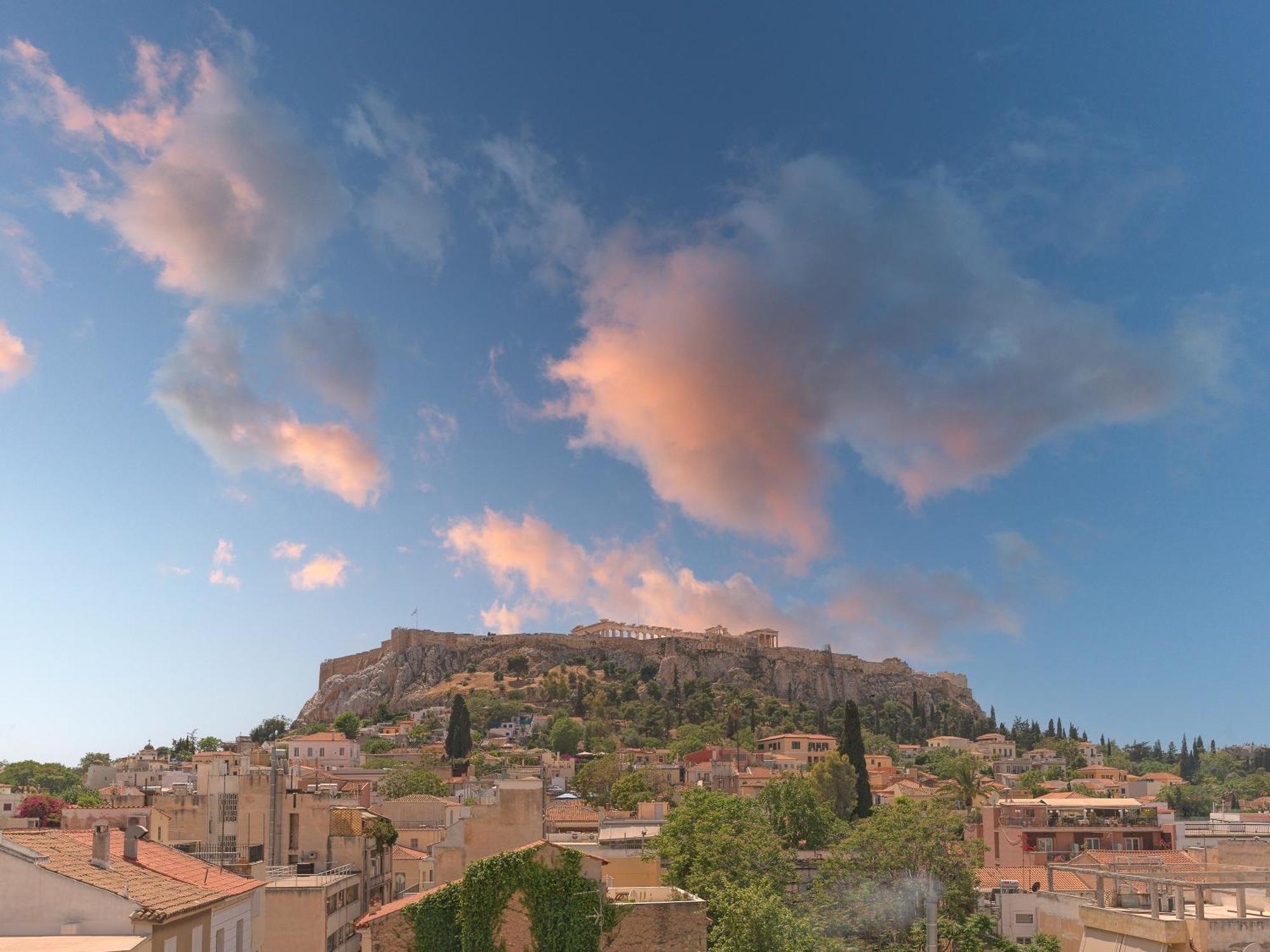 Prestige Penthouse - Breathtaking Parthenon Views In Plaka Lägenhet Aten Exteriör bild
