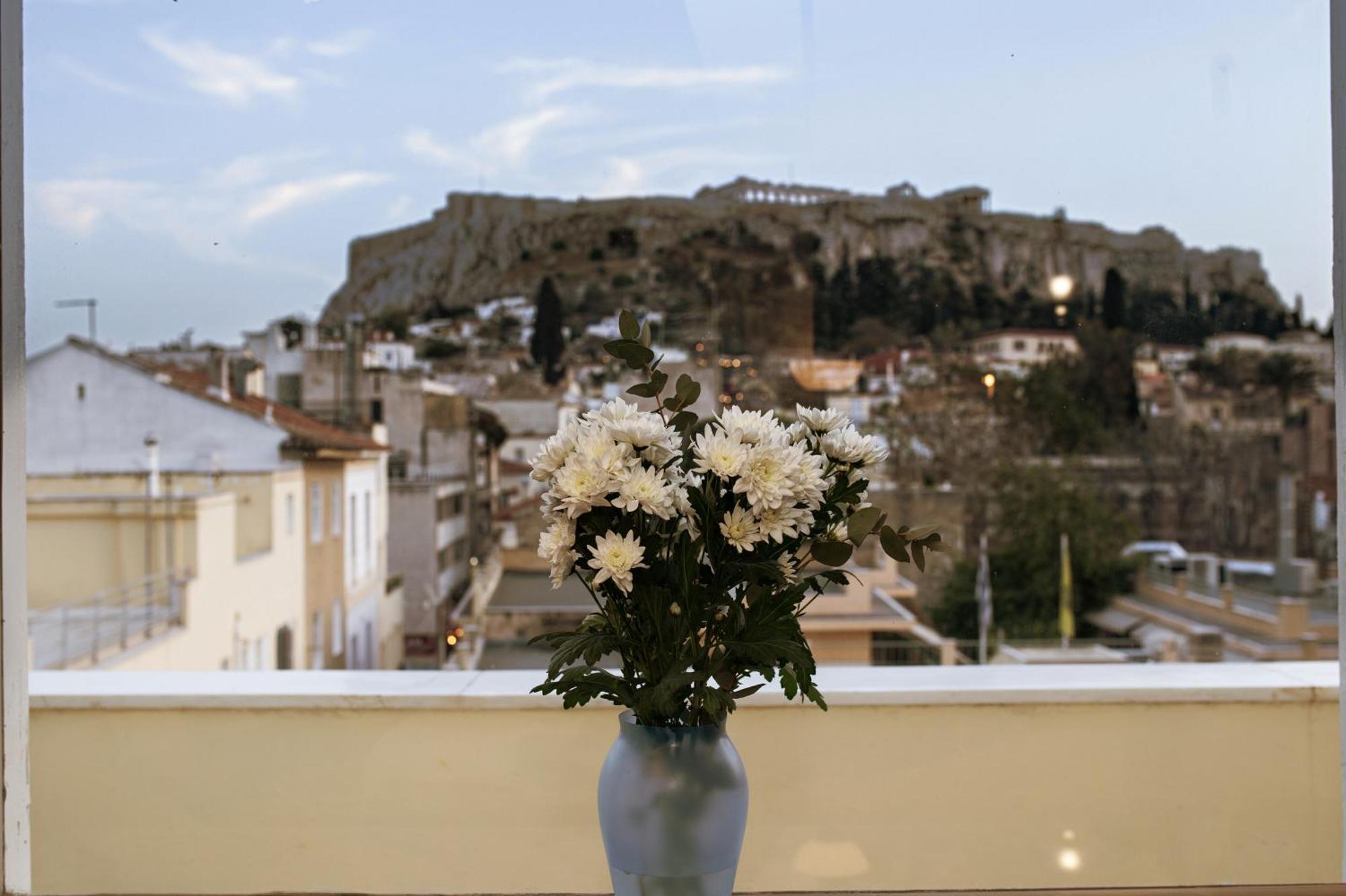 Prestige Penthouse - Breathtaking Parthenon Views In Plaka Lägenhet Aten Exteriör bild