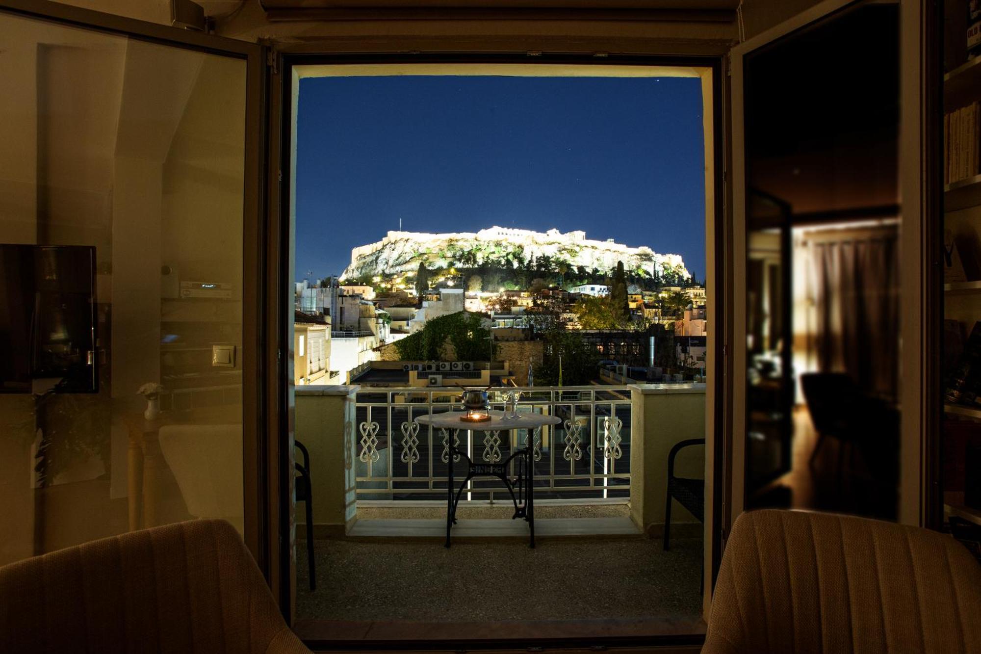 Prestige Penthouse - Breathtaking Parthenon Views In Plaka Lägenhet Aten Exteriör bild