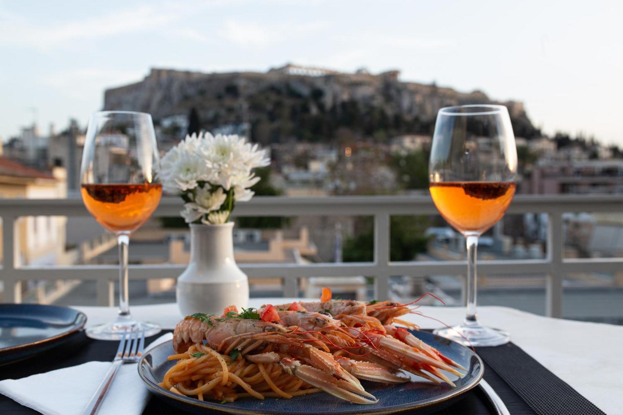 Prestige Penthouse - Breathtaking Parthenon Views In Plaka Lägenhet Aten Exteriör bild